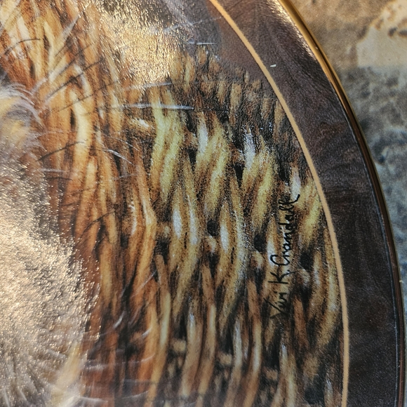 Decorative Plate with Rabbit Design - Picture 2 of 3